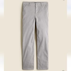 J.Crew Kate Straight-Leg Pant In Chino  In Vintage Dove Size 0 NWT